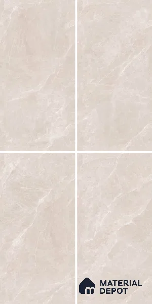 Marble Crema Marfil Wall & Floor Tile TL 07394 Mushroom Beige 4 ft x 2 ft Matte Finish Vitrified Tile - 9 mm | Suitable For Living Room, Bedroom, Kitchen