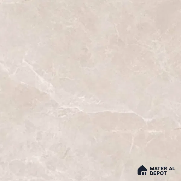 Marble Crema Marfil Wall & Floor Tile TL 07394 Mushroom Beige 4 ft x 2 ft Matte Finish Vitrified Tile - 9 mm | Suitable For Living Room, Bedroom, Kitchen