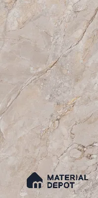 Marble Botticino Wall & Floor Tile TL 07395 Mushroom Beige 4 ft x 2 ft Matte Finish Vitrified Tile - 9 mm | Suitable For Living Room, Bedroom, Kitchen