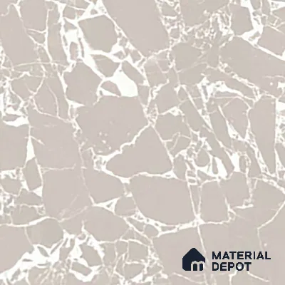 Marble Breccia Oniciata Wall & Floor Tile TL 07396 Taupe Beige 4 ft x 2 ft Matte Finish Vitrified Tile - 9 mm | Suitable For Living Room, Bedroom, Kitchen