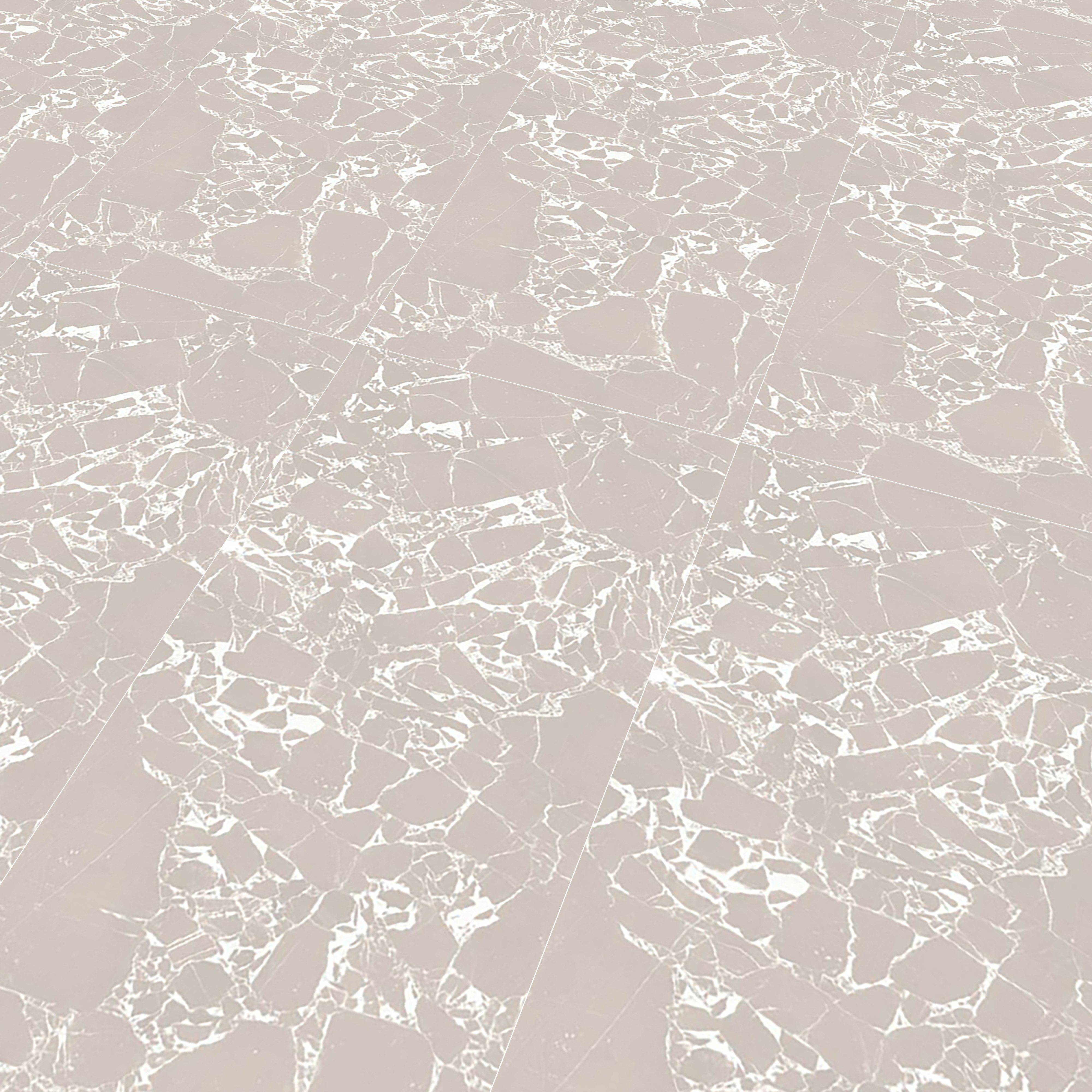 Marble Breccia Oniciata Wall & Floor Tile TL 07396 Taupe Beige 4 ft x 2 ft Matte Finish Vitrified Tile - 9 mm | Suitable For Living Room, Bedroom, Kitchen