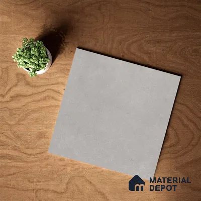 Stone Wall & Floor Tile TL 07409 Azzule Grey 2 ft x 2 ft Matte Finish Vitrified Tile - 9 mm | 4 Random Design | Suitable For living Room, Bedroom, Kitchen | Random Designs