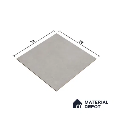 Stone Wall & Floor Tile TL 07409 Azzule Grey 2 ft x 2 ft Matte Finish Vitrified Tile - 9 mm | 4 Random Design | Suitable For living Room, Bedroom, Kitchen | Random Designs