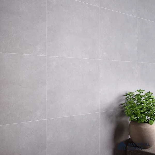 Stone Wall & Floor Tile TL 07409 Azzule Grey 2 ft x 2 ft Matte Finish Vitrified Tile - 9 mm | 4 Random Design | Suitable For living Room, Bedroom, Kitchen | Random Designs
