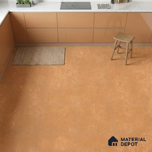 Cement Wall & Floor Tile TL 07410 Azzule Jaisalmer 2 ft x 2 ft Matte Finish Vitrified Tile - 9 mm | 4 Random Design | Suitable For living Room, Bedroom, Kitchen | Random Designs