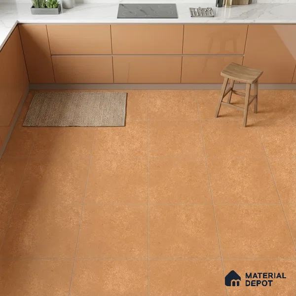 Cement Wall & Floor Tile TL 07410 Azzule Jaisalmer 2 ft x 2 ft Matte Finish Vitrified Tile - 9 mm | 4 Random Design | Suitable For living Room, Bedroom, Kitchen | Random Designs