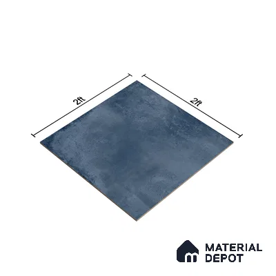 Cement Wall & Floor Tile TL 07414 Vint Azul 2 ft x 2 ft Matte Finish Vitrified Tile - 9 mm | Suitable For living Room, Bedroom, Bathroom | Random Designs