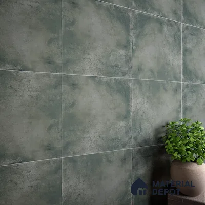Stone Wall & Floor Tile TL 07415 Vint Jade 2 ft x 2 ft Matte Finish Vitrified Tile - 9 mm | Suitable For living Room, Bedroom, Bathroom | Random Designs