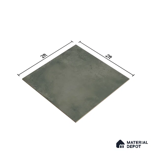 Stone Wall & Floor Tile TL 07415 Vint Jade 2 ft x 2 ft Matte Finish Vitrified Tile - 9 mm | Suitable For living Room, Bedroom, Bathroom | Random Designs