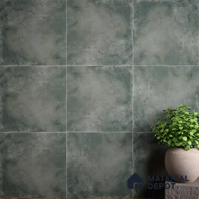 Stone Wall & Floor Tile TL 07415 Vint Jade 2 ft x 2 ft Matte Finish Vitrified Tile - 9 mm | Suitable For living Room, Bedroom, Bathroom | Random Designs