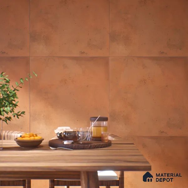 Stone Floor Tile TL 07416 Vint Terra 2 ft x 2 ft Matte Finish Vitrified Tile - 9 mm  | Suitable For Bathroom, Terrace & Balcony