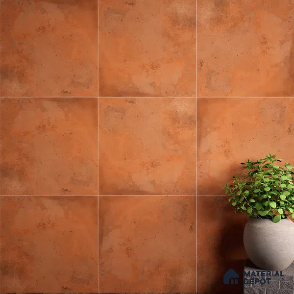 Stone Floor Tile TL 07416 Vint Terra 2 ft x 2 ft Matte Finish Vitrified Tile - 9 mm  | Suitable For Bathroom, Terrace & Balcony