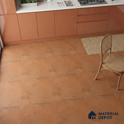 Stone Floor Tile TL 07416 Vint Terra 2 ft x 2 ft Matte Finish Vitrified Tile - 9 mm  | Suitable For Bathroom, Terrace & Balcony