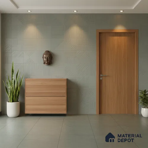 Green Punch Wall Tile TL 07428 B Prestige Royal Triad Elemento Kota 4 ft x 2 ft Vitrified Matte Finish - 9 mm |  Suitable for Living Room, Bedroom, Bathroom