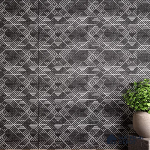 Black Highlighter Wall Tile TL 07441 B Prestige Royal Stonex Nero Trend Lust 4 ft x 2 ft Vitrified Punch Finish - 9 mm | Suitable For Bathroom, Accent/Feature Wall, Dining Area