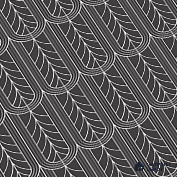 Black Highlighter Wall Tile TL 07441 C Prestige Royal Stonex Nero Zoi Lust 4 ft x 2 ft Vitrified Punch Finish - 9 mm | Suitable For Bathroom, Accent/Feature Wall, Dining Area