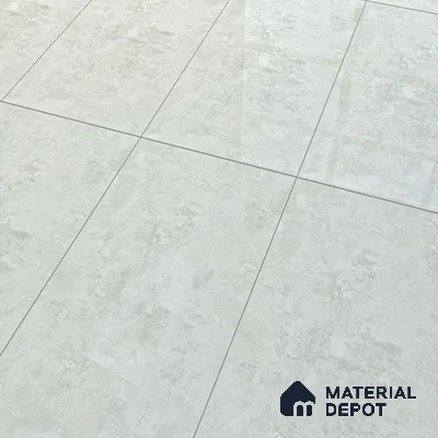 Cement Wall & Floor Tile TL 07457 Pista Grey 4 ft x 2 ft High Gloss Finish Vitrified Tile - 9 mm | 5 Random Designs | Suitable For Living Room, Bedroom, Dining