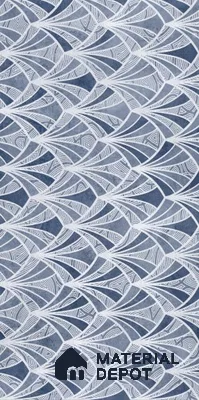 Blue Highlighter Wall Tile TL 07458 C Prestige Royal Sigma Blue Decor 4 ft x 2 ft Vitrified High Gloss Finish - 9 mm | Suitable For Bathroom, Accent/Feature Wall, Dining Area