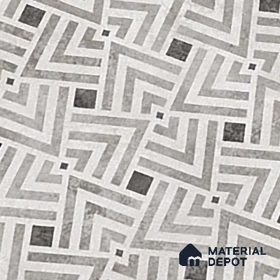 Grey Highlighter Wall Tile TL 07459 C Prestige Royal Sigma Grey Decor 4 ft x 2 ft Vitrified High Gloss Finish - 9 mm | Suitable For Bathroom, Accent/Feature Wall, Dining Area