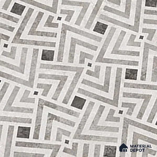 Grey Highlighter Wall Tile TL 07459 C Prestige Royal Sigma Grey Decor 4 ft x 2 ft Vitrified High Gloss Finish - 9 mm | Suitable For Bathroom, Accent/Feature Wall, Dining Area