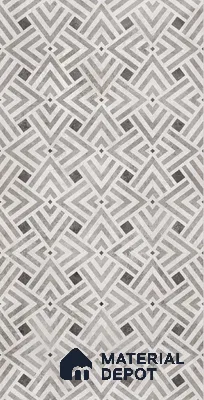 Grey Highlighter Wall Tile TL 07459 C Prestige Royal Sigma Grey Decor 4 ft x 2 ft Vitrified High Gloss Finish - 9 mm | Suitable For Bathroom, Accent/Feature Wall, Dining Area