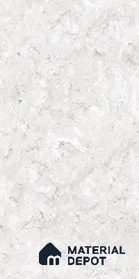 Marble Carrara Wall & Floor Tile TL 07461 C Off-White 4 ft x 2 ft High Gloss Finish Vitrified Tile - 9 mm | 4 Random Designs | Suitable For Living Room, Bedroom, Dining