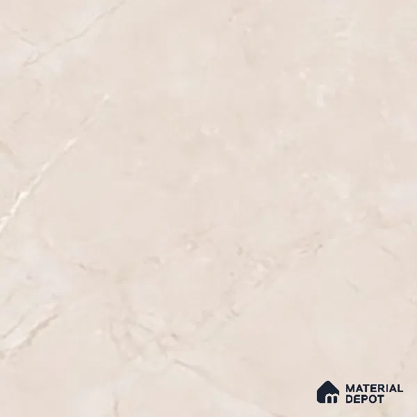 Marble Crema Marfil Wall & Floor Tile TL 07462 Warm Beige 4 ft x 2 ft High Gloss Finish Vitrified Tile - 9 mm | 4 Random Designs | Suitable For Living Room, Bedroom, Dining