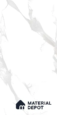 Marble Statuario Wall & Floor Tile TL 07467 Pure White 4 ft x 2 ft High Gloss Finish Vitrified Tile - 9 mm | 4 Random Designs | Suitable For Living Room, Bedroom, Dining