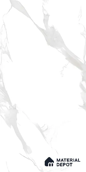Marble Statuario Wall & Floor Tile TL 07467 Pure White 4 ft x 2 ft High Gloss Finish Vitrified Tile - 9 mm | 4 Random Designs | Suitable For Living Room, Bedroom, Dining
