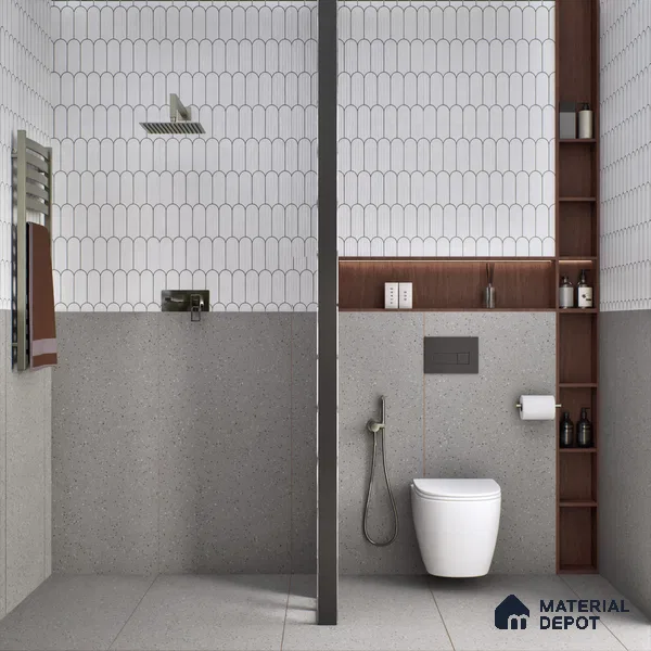 Terrazzo Wall & Floor Tile TL 07481 Terrazzo Stone 4 ft x 2 ft Matte Finish Vitrified Tile - 9 mm