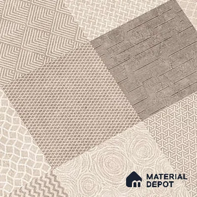 Highlighter Wall Tile TL 07486 Mono Beige Decor 4 ft x 2 ft Carving Matte Finish Vitrified Tile - 9 mm | Suitable For Bathroom, Accent/Feature Wall, Balcony