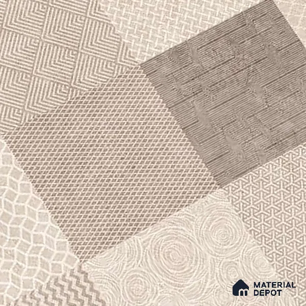 Highlighter Wall Tile TL 07486 Mono Beige Decor 4 ft x 2 ft Carving Matte Finish Vitrified Tile - 9 mm | Suitable For Bathroom, Accent/Feature Wall, Balcony