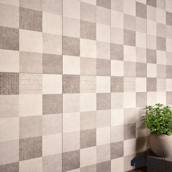 Highlighter Wall Tile TL 07486 Mono Beige Decor 4 ft x 2 ft Carving Matte Finish Vitrified Tile - 9 mm | Suitable For Bathroom, Accent/Feature Wall, Balcony