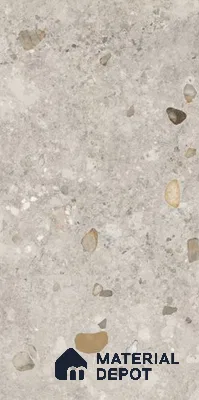 Stone Wall & Floor Tile TL 07495 B Exotic Stone Pearl 4 ft x 2 ft Gris Vitrified Matte Finish Tile - 9 mm | Ideal for Living Room, Bathroom, Kitchen