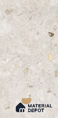 Stone Wall & Floor Tile TL 07495 Exotic Stone Blanco 4 ft x 2 ft Grey Vitrified Matte Finish Tile - 9 mm | Ideal for Living Room, Bathroom, Kitchen