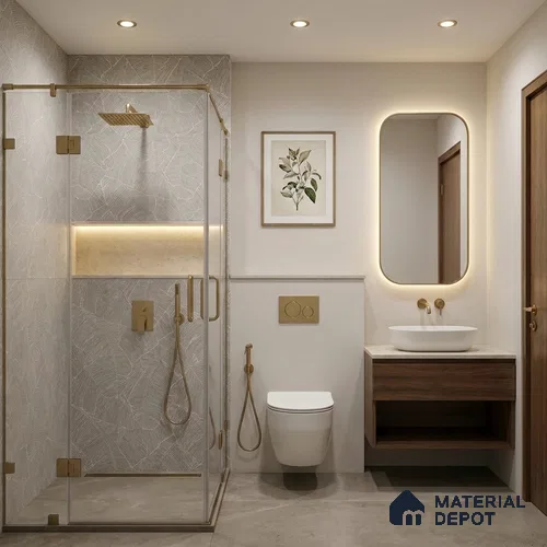 Highlighter Wall Tile TL 07499 C Accosto Gray Decor 4 ft x 2 ft Grey Vitrified Matte Finish Decor Tile - 9 mm | Suitable For Bathroom, Accent/Feature Wall, Foyer