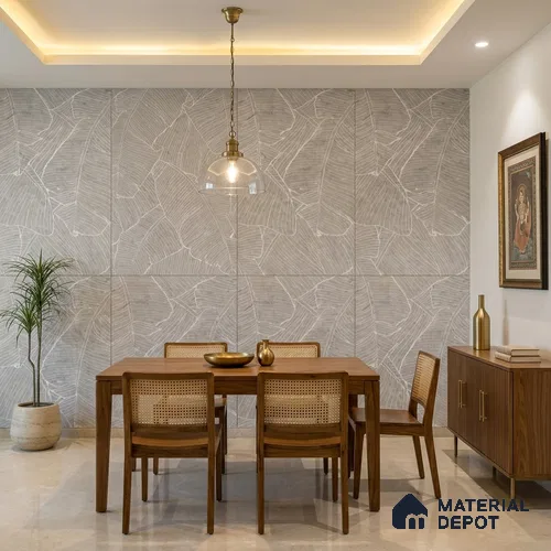 Highlighter Wall Tile TL 07499 C Accosto Gray Decor 4 ft x 2 ft Grey Vitrified Matte Finish Decor Tile - 9 mm | Suitable For Bathroom, Accent/Feature Wall, Foyer