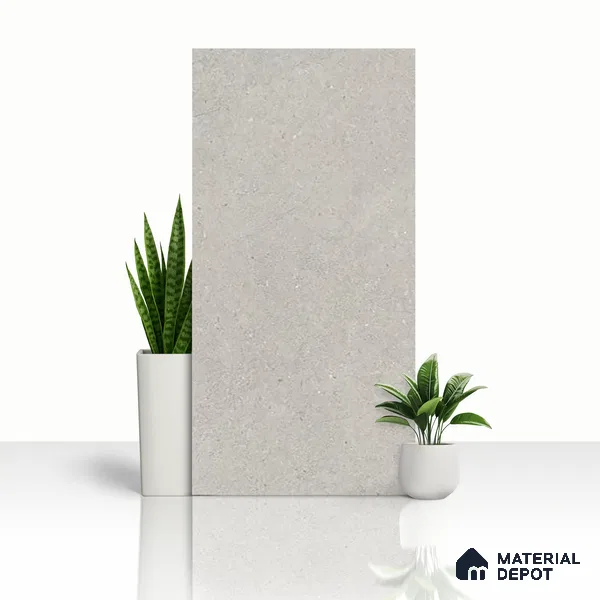 Cement Wall & Floor Tile TL 07499 D Grey 4 ft x 2 ft Matte Finish Vitrified Tile - 9 mm | Suitable For Living Room, Bedroom, Kitchen