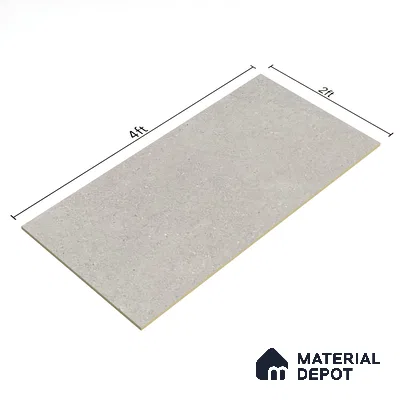 Cement Wall & Floor Tile TL 07499 D Grey 4 ft x 2 ft Matte Finish Vitrified Tile - 9 mm | Suitable For Living Room, Bedroom, Kitchen