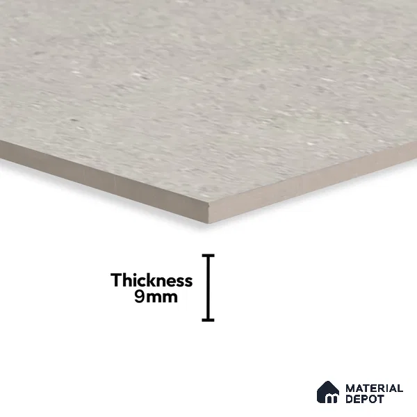 Cement Wall & Floor Tile TL 07499 D Grey 4 ft x 2 ft Matte Finish Vitrified Tile - 9 mm | Suitable For Living Room, Bedroom, Kitchen