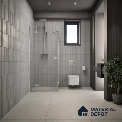 Cement Wall & Floor Tile TL 07499 D Grey 4 ft x 2 ft Matte Finish Vitrified Tile - 9 mm | Suitable For Living Room, Bedroom, Kitchen