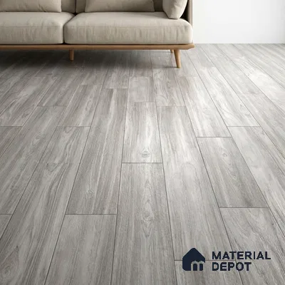 Wood Floor & Wall Tile TL 07504 4 ft x 0.65 ft Vitrified Matte Finish - 9 mm | 2-3 mm Spacer is Mandatory