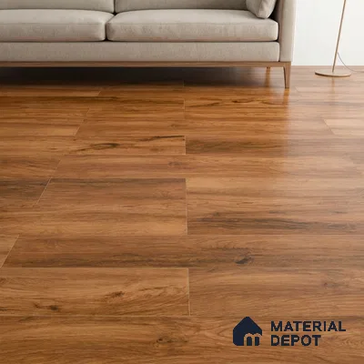 Wood Floor & Wall Tile TL 07505 4 ft x 0.65 ft Vitrified Matte Finish - 9 mm | 2-3 mm Spacer is Mandatory (Sample)