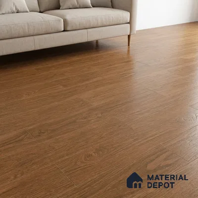 Wood Floor & Wall Tile TL 07507 4 ft x 0.65 ft Vitrified Matte Finish - 9 mm | 2-3 mm Spacer is Mandatory