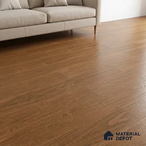 Wood Floor & Wall Tile TL 07507 4 ft x 0.65 ft Vitrified Matte Finish - 9 mm | 2-3 mm Spacer is Mandatory