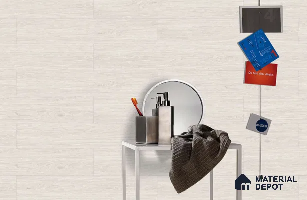 Wood Floor & Wall Tile TL 07508 4 ft x 0.65 ft Vitrified Matte Finish - 9 mm | 2-3 mm Spacer is Mandatory