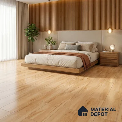 Wood Floor & Wall Tile TL 07509 4 ft x 0.65 ft Vitrified Matte Finish - 9 mm | 2-3 mm Spacer is Mandatory (Sample)