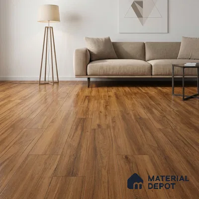 Wood Floor & Wall Tile TL 07509 B 4 ft x 0.65 ft Vitrified Matte Finish - 9 mm | 2-3 mm Spacer is Mandatory
