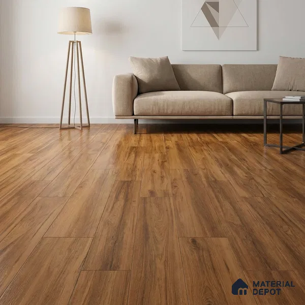 Wood Floor & Wall Tile TL 07509 B 4 ft x 0.65 ft Vitrified Matte Finish - 9 mm | 2-3 mm Spacer is Mandatory