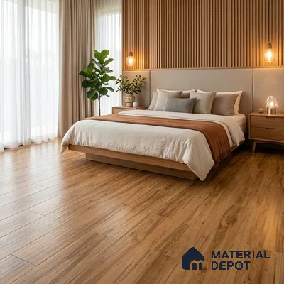Wood Floor & Wall Tile TL 07509 B 4 ft x 0.65 ft Vitrified Matte Finish - 9 mm | 2-3 mm Spacer is Mandatory